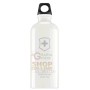 SIGG STICLA DE STICLA DIN ALUMINIU ALB SWISS EMBLEM SI SC60.01