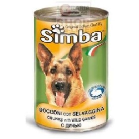 SIMBA BOCCONCINI PER CANI CON SELVAGGINA GR. 415