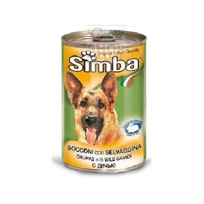 SIMBA BOCCONCINI PER CANI CON SELVAGGINA GR. 415