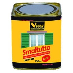SMALTO ANTIRUGGINE SMALTUTTO GEL 9010 BIANCO LUCIDO ML. 750