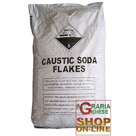 SODA CAUSTICA A SCAGLIE IN SACCO KG. 25