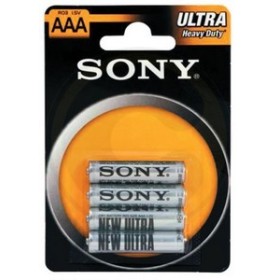 SONY BATT. MINI CLORURĂ DE ZINC STYLUS BL.4 BUC.