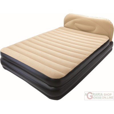 BESTWAY AIRBED SOFT BACK ELEVATED DOUBLE BED GONFIABILE