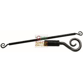 TIJA PENTRU CORT ANTICATA ÎN CMONDULAT DIN FIER FORJAT. 60/80