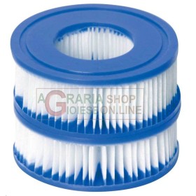 BESTWAY 58239 FILTRO DI RICAMBIO PER POMPA PISCINA LAY-Z-SPA 54123 54112 54113 PEZZI 2 BESTWAY 58239 FILTRO DI RICAMBIO PER POMPA PISCINA LAY-Z-SPA