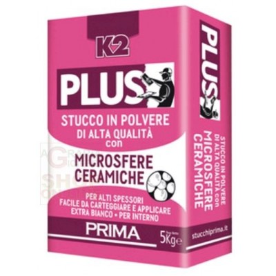 STUCCO PLUS MICROSFERE IN POLVERE DI ALTA QUALITA K2 KG. 5