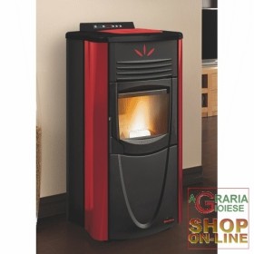 STUFA PELLET GRAZIOSA KW 8,0 BORDEAUX STUFA PELLET GRAZIOSA KW 8,0 BORDEAUX