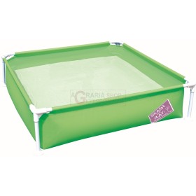 BESTWAY 56217 PISCINA A TELO RETTANGOLARE STEEL PRO FRAME CM. 122x122x30.5h. BESTWAY 56217 PISCINA A TELO RETTANGOLARE STEEL PRO FRAME CM.