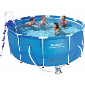 BESTWAY 56418 PISCINA AUTOPORTANTE CON TELAIO CM. 366x100h BESTWAY 56418 PISCINA AUTOPORTANTE CON TELAIO CM. 366x100h