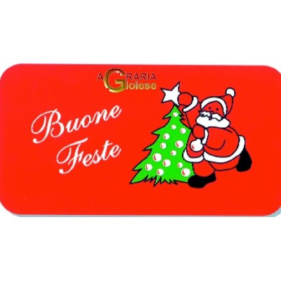 TAPPETO ZERBINO DI NATALE BUONE FESTE CM. 40x67