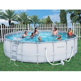 BESTWAY PISCINA CON TELAIO COMPLETA cm. 549x132h mod. 56232 BESTWAY PISCINA CON TELAIO COMPLETA cm. 549x132h mod. 56232