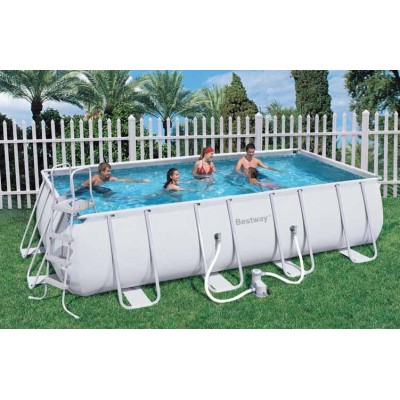 BESTWAY 56466 PISCINA CON TELAIO COMPLETA CM. 549X274X122H