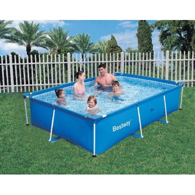 BESTWAY 56082 PISCINA CON TELAIO CON POMPA CM.399X211X81h.