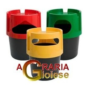 TATA CONTENITORE LT. 17 COLORE ROSSO TOTEC