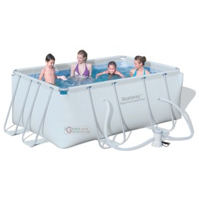 BESTWAY 56248 PISCINA CU FILTRU POMPA CADRU CM. 287 x 201 x 100h. BESTWAY 56248 PISCINA CU FILTRU POMPA CADRU CM. 287 x 201 x