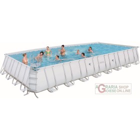 BESTWAY PISCINA CON TELAIO POWER STEEL FRAME CM.  956x488x132h. 56338 BESTWAY PISCINA CON TELAIO POWER STEEL FRAME CM. 956x488x132h.