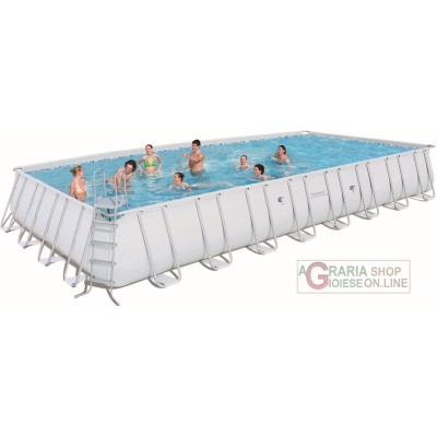 BESTWAY PISCINA CON TELAIO POWER STEEL FRAME CM. 956x488x132h.