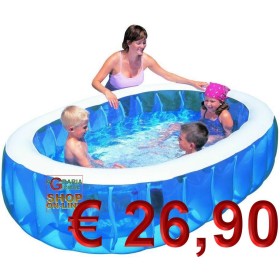 BESTWAY PISCINA GONFIABILE OVALE PER BAMBINI CM.234x152x51h. MOD. 54066 BESTWAY PISCINA GONFIABILE OVALE PER BAMBINI CM.234x152x51h.