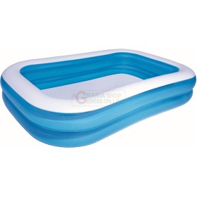BESTWAY 54006 PISCINA GONFIABILE RETTANGOLARE CM. 262x175x51h. BESTWAY 54006 PISCINA GONFIABILE RETTANGOLARE CM. 175X269X51H