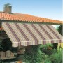 TENDA DA SOLE CON BRACCIA RETRATTILI CM.300X250 TESS. 5001