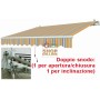 CORTINA SOLE CU CMretractabila BRAGRI GALBEN.395X250