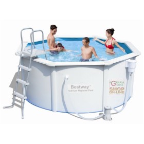 BESTWAY 56563 PISCINĂ PERETE DIN OȚEL HYDRIUM POSEIDON DIAM ROTUND RIGID. 300 x 120h. ALL INCLUSIVE BESTWAY 56563 PISCINĂ PERETE DIN OȚEL HYDRIUM POSEIDON DIAM