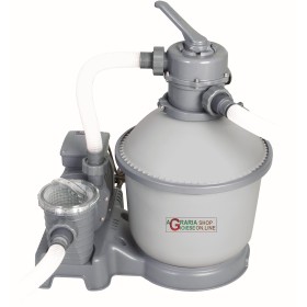 BESTWAY 58400 (58495) POMPA FILTRANTE PER PISCINA A SABBIA DA 3.785 LT/H BESTWAY 58400 POMPA FILTRANTE A SABBIA PER PISCINE FLOWCLEAR