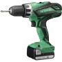 TRAPANO AVVITATORE HITACHI DV14DJL CON 2 BATTERIE 14.4V 1.5Ah E