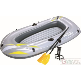 BESTWAY SET CANOTTO RX-4000 CM. 234X135 MAX 190 KG. MOD. 61107 BESTWAY SET CANOTTO RX-4000 CM. 234X135 MAX 190 KG. MOD. 61107