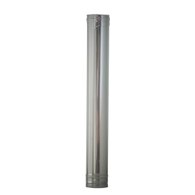 TUBO INOX PER CANNA FUMARIA AISI 304 CM. 100 DIAMETRO MM. 250