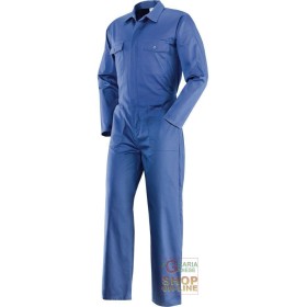 TUTA 65% POLIESTERE 35% COTONE DA UOMO COLORE AZZURRO TG 46 62