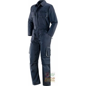 COSTUM 65% POLIESTER 35% BUMBAC MULTIPOCKET DE CULOARE ALBASTRĂ