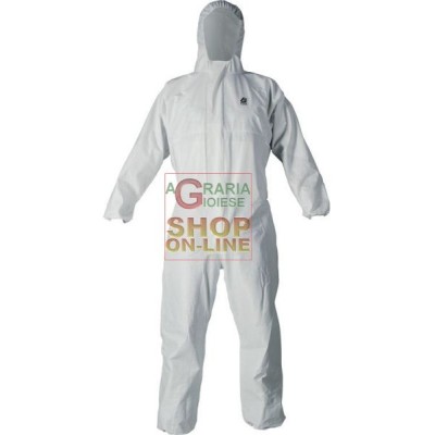 COSTUM DE LAVDIN AUR ALB CE-0194 ECO-KEM TG. XL