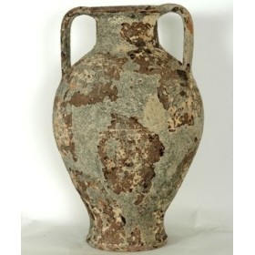 VASO CERAMICA ANFORA H.35 ART.IM38 MARINO