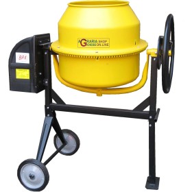 MIXER DE BETON ELECTRIC MOD. MX 140 WATT 550 220V LT. 140 CU ROȚI MIXER DE BETON ELECTRIC MOD. MX 140 WATT 550 220V LT. 140 CU