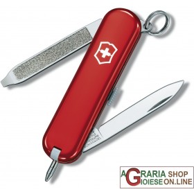 VICTORINOX CUȚIT CLASIC SCRIBAVI CULOARE ROȘIE POLIVALENTĂ MM.