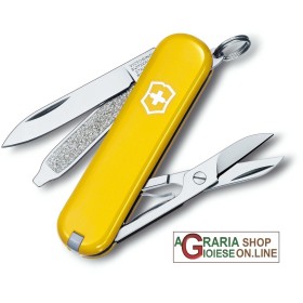 VICTORINOX CLASIC SD MULTIFUNCȚIONALAVI CUȚIT GALBEN MM. 58 VICTORINOX CLASIC SD MULTIFUNCȚIONALAVI CUȚIT GALBEN MM. 58