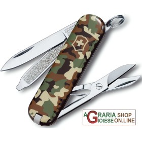 VICTORINOX CLASIC SD MULTIFUNCȚIONALAVI CU CUȚIT CAMUFLAJ CULOARE MM. 58 VICTORINOX CLASIC SD MULTIFUNCȚIONALAVI CU CUȚIT CAMUFLAJ