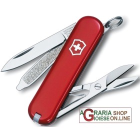 VICTORINOX CLASSIC SD COLTELLINO PORTACHIAVI MULTIUSO COLORE ROSSO MM. 58 VICTORINOX CLASSIC SD COLTELLINO PORTACHIAVI MULTIUSO COLORE