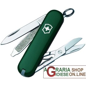 VICTORINOX CLASIC SD MULTIFUNCȚIONALAVI CUȚIT DE CULOARE VERDE MM. 58 VICTORINOX CLASIC SD MULTIFUNCȚIONALAVI CUȚIT DE CULOARE VERDE