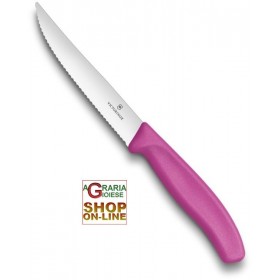 VICTORINOX COLTELLO PER PIZZA COLORE ROSA CM. 12 VICTORINOX COLTELLO PER PIZZA COLORE ROSA CM. 12
