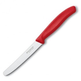 VICTORINOX CUȚIT TA ONDULATVOLA MANICO RED 6.7831 VICTORINOX CUȚIT TA ONDULATVOLA MANICO RED 6.7831
