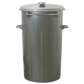 COȘ NEGRU CU CAPAC LT. 80 COȘ NEGRU CU CAPAC LT. 80