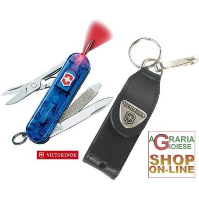 VICTORINOX MULTIFUNCȚIONAL ALBASTRU SIGNATURE SAFIR CU TEACĂ