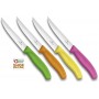 VICTORINOX SET 4 CUTITE PIZZA PORTOCALIU ROZ GALBEN VERDE