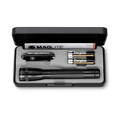 VICTORINOX SET CADOU MULTIFUNCȚIONAL ȘI MAGLITE BLACK