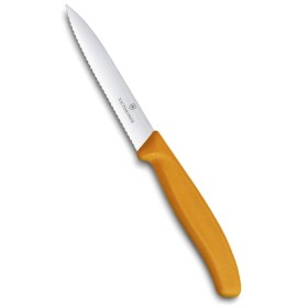 VICTORINOX SPELUCCHINO L din otel inoxidabil ondulatAMA MANICO ORANGE VICTORINOX SPELUCCHINO L din otel inoxidabil ondulatAMA MANICO