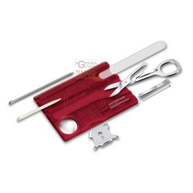 VICTORINOX SWISSCARD NAIL CARE TROUSSE PER LE UNGHIE ROSSA TRASPARENTE VICTORINOX SWISSCARD NAIL CARE TROUSSE PER LE UNGHIE ROSSA