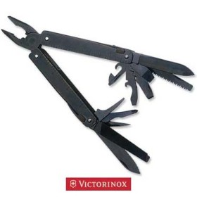 VICTORINOX SWISSTOOL BLACK CU TEACĂ CORDURA 3.0323.3N