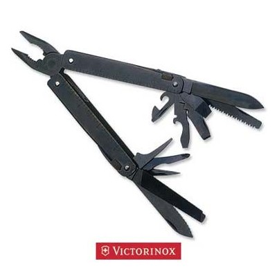 VICTORINOX SWISSTOOL BLACK CU TEACĂ CORDURA 3.0323.3N